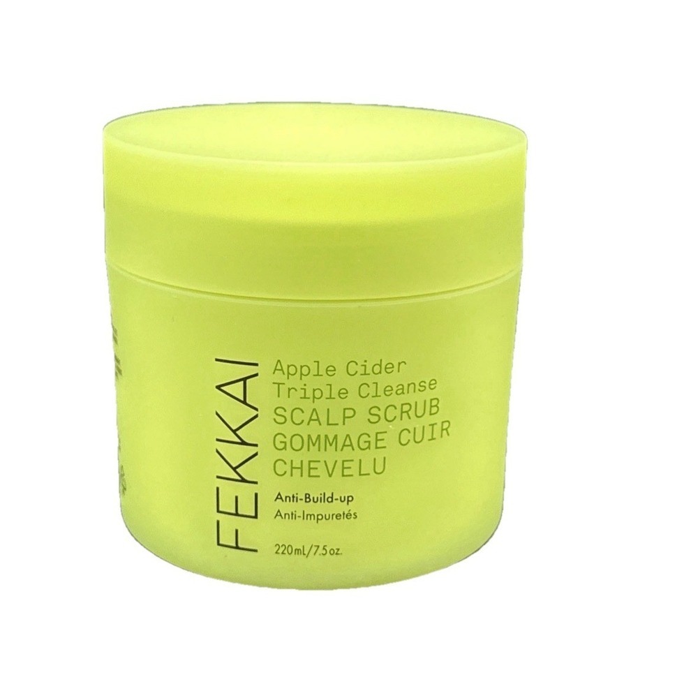 Fekkai Apple Cider Detox Scalp Scrub, Anti- Build Up 220 ml / 7.5 oz New